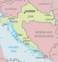 Vai alle note politiche e geografiche della Croazia