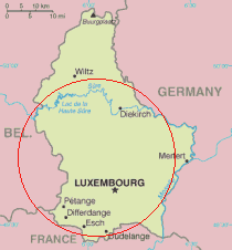 Vai alle note politiche e geografiche del Lussemburgo