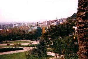 Foto di Barcellona (Parco Güell con vista della città)
