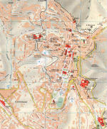 Mappa del centro di Perugia