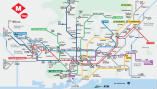 Mappa della metropolitana di Barcellona