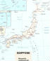 Cartina politica del Giappone