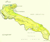 Cartine geografiche della Puglia