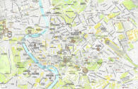 Mappa del centro di Roma